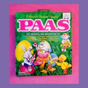 Vintage Y2K PAAS Easter Egg Decorating Craft Kit NOS NIB